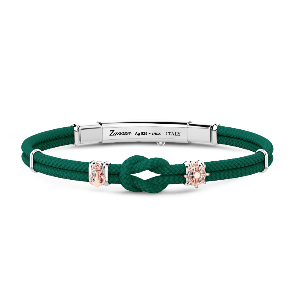 Pulsera Zancan en kevlar con nudo náutico.