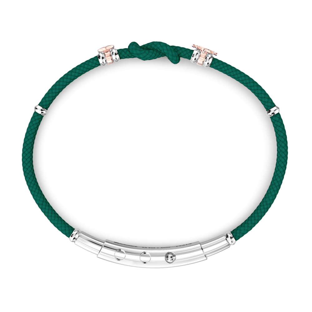 Pulsera Zancan en kevlar con nudo náutico.