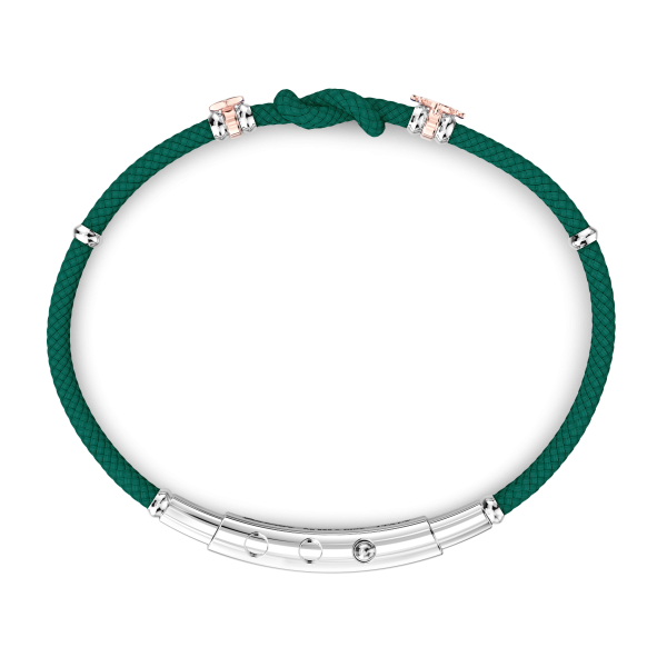 Pulsera Zancan en kevlar con nudo náutico.