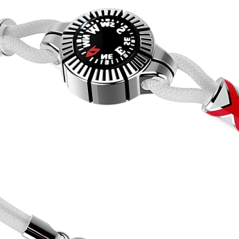 Bracciale Zancan in argento con bussola. 2