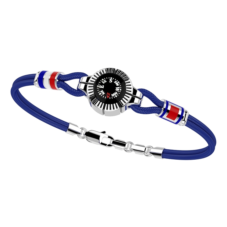 Zancan silver bracelet with compass.