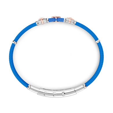 Bracelet Zancan en kevlar avec éléments nautiques.