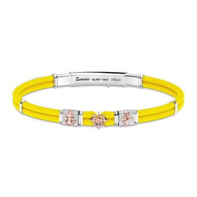 Pulsera Zancan de Kevlar con elementos náuticos.