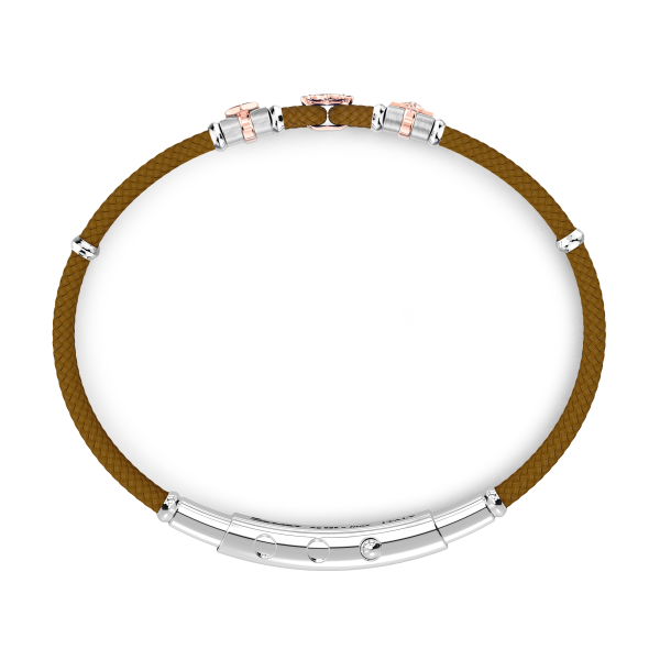Bracelet Zancan en kevlar avec éléments nautiques.