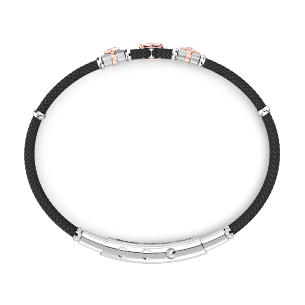 Bracelet Zancan en kevlar avec éléments nautiques.