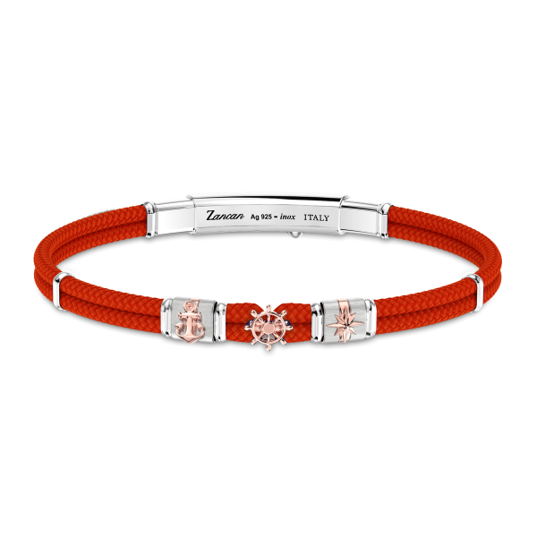 Pulsera Zancan de Kevlar con elementos náuticos.