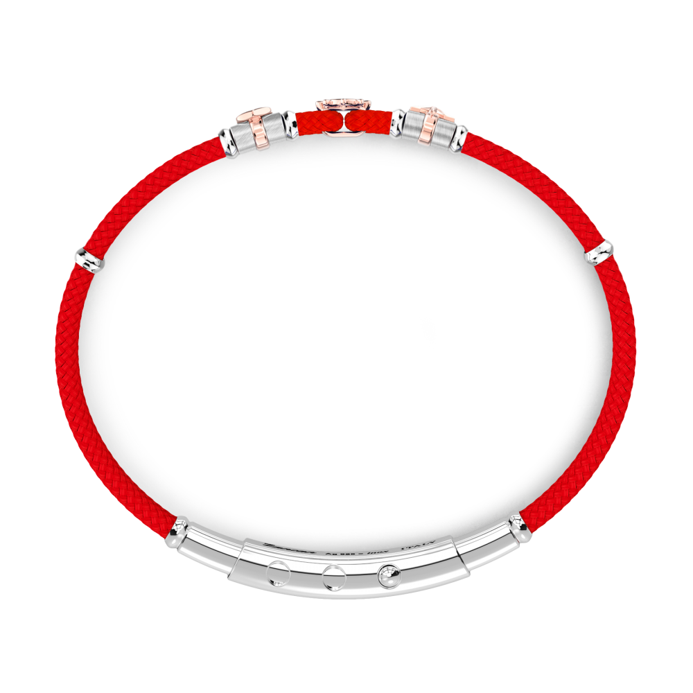 Pulsera Zancan de Kevlar con elementos náuticos.
