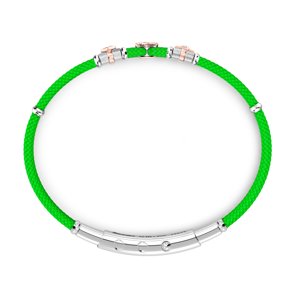 Bracelet Zancan en kevlar avec éléments nautiques.