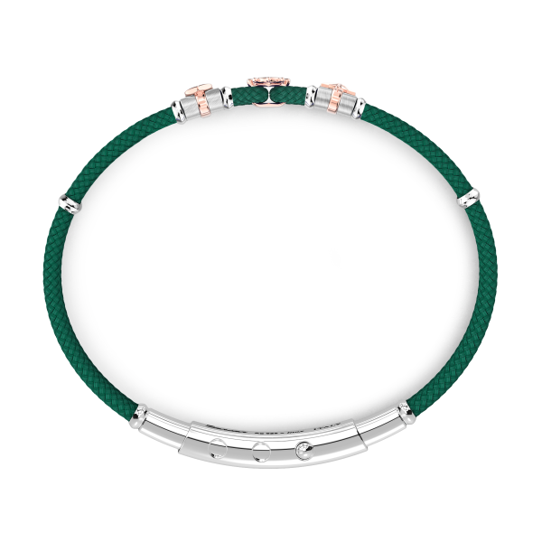 Zancan armband in Kevlar met nautische elementen.