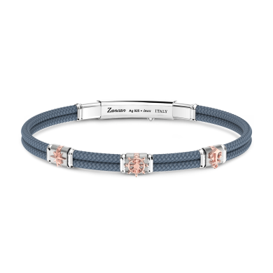 Zancan armband in Kevlar met nautische elementen.