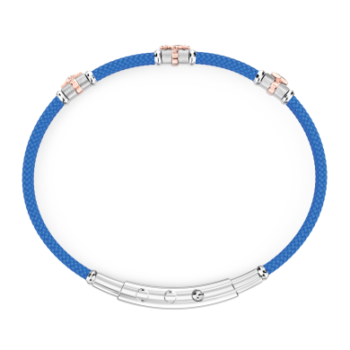 Bracelet Zancan en kevlar avec éléments nautiques.