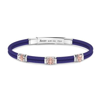 Pulsera Zancan de Kevlar con elementos náuticos.