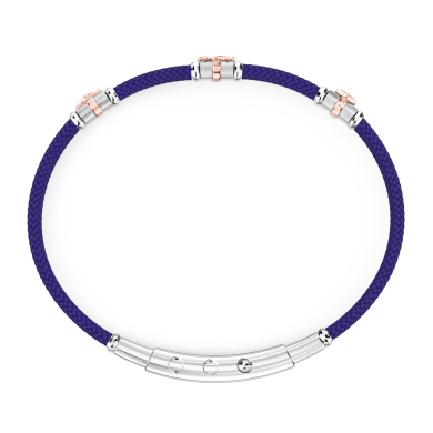 Pulsera Zancan de Kevlar con elementos náuticos.