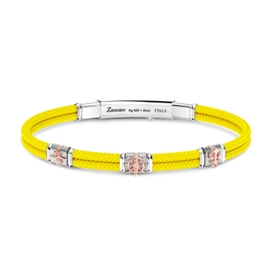 Bracciale Zancan in kevlar con elementi nautici.