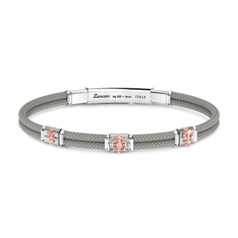 Bracciale Zancan in kevlar con elementi nautici.