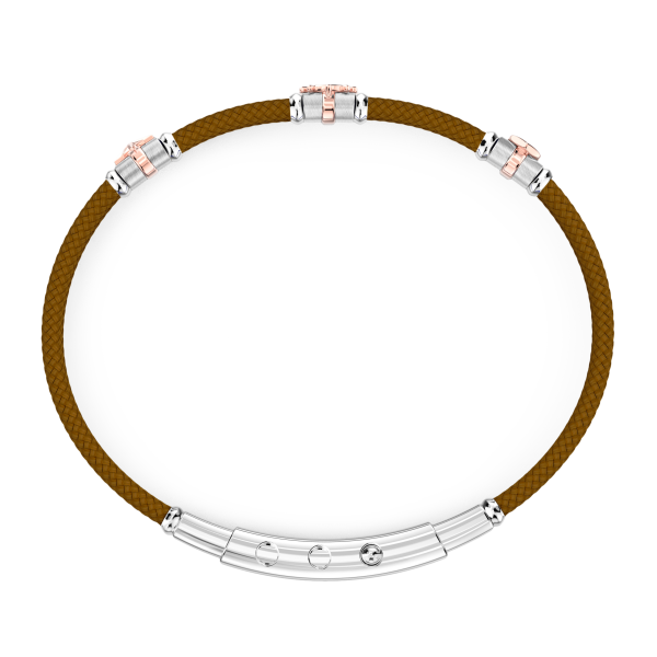 Zancan armband in Kevlar met nautische elementen.