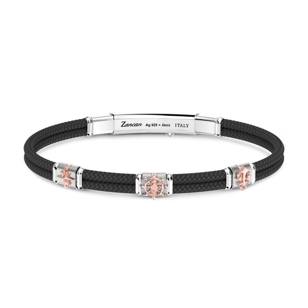 Pulsera Zancan de Kevlar con elementos náuticos.