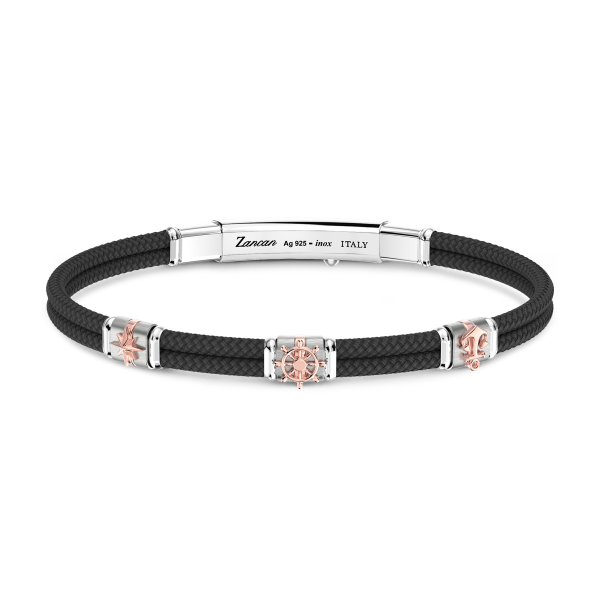 Pulsera Zancan de Kevlar con elementos náuticos.