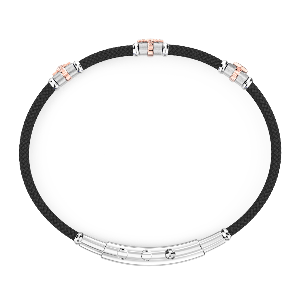 Pulsera Zancan de Kevlar con elementos náuticos.