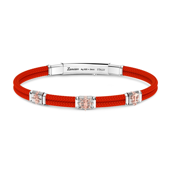 Pulsera Zancan de Kevlar con elementos náuticos.