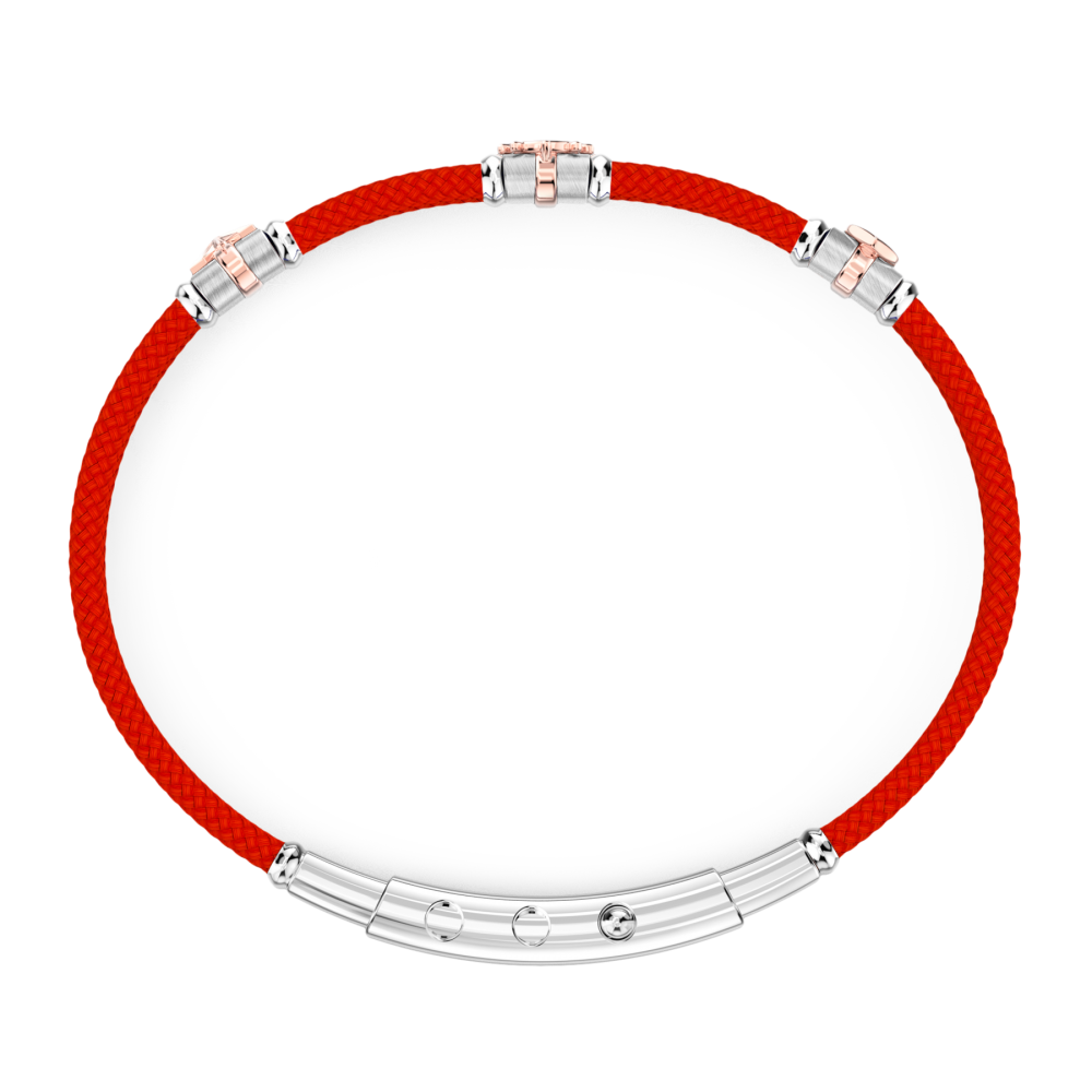 Pulsera Zancan de Kevlar con elementos náuticos.