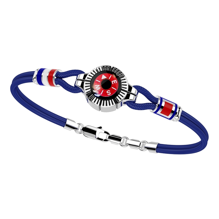 Zancan silver bracelet with compass.