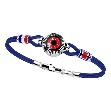 Zancan silver bracelet with compass.
