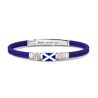 Bracciale Zancan in kevlar con bandiere nautiche.