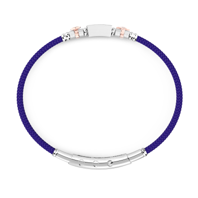 Zancan bracelet in Kevlar with nautical flags.