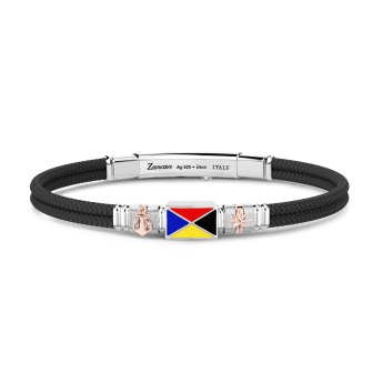 Bracciale Zancan in kevlar con bandiere nautiche.