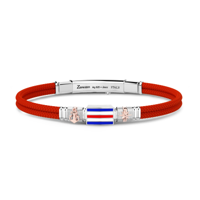 Bracciale Zancan in kevlar con bandiere nautiche.