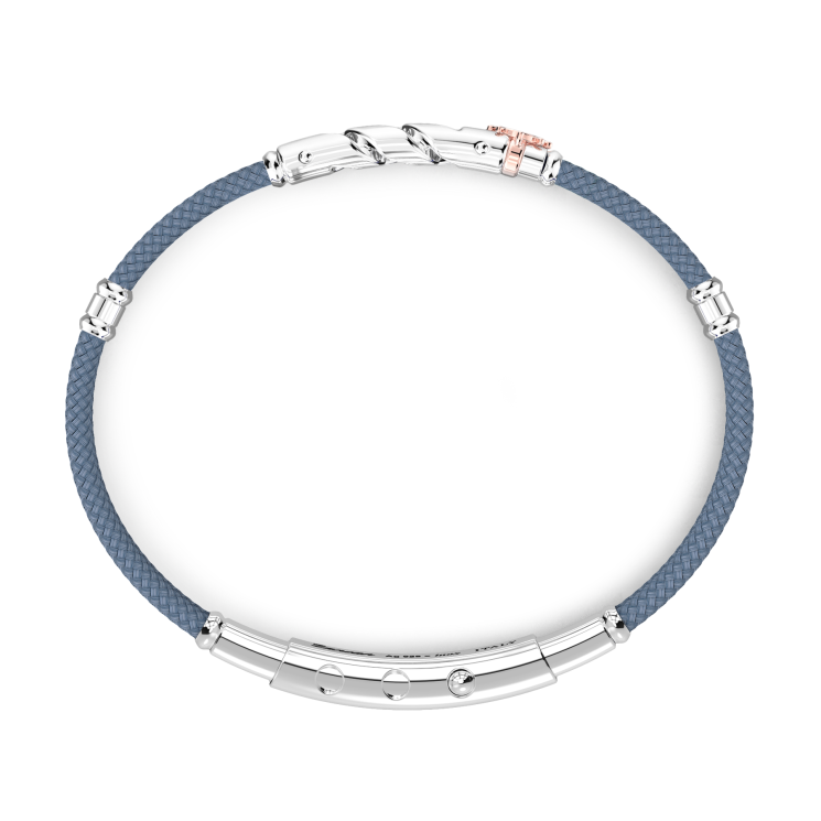 Bracciale Zancan in kevlar con maglia grumette.