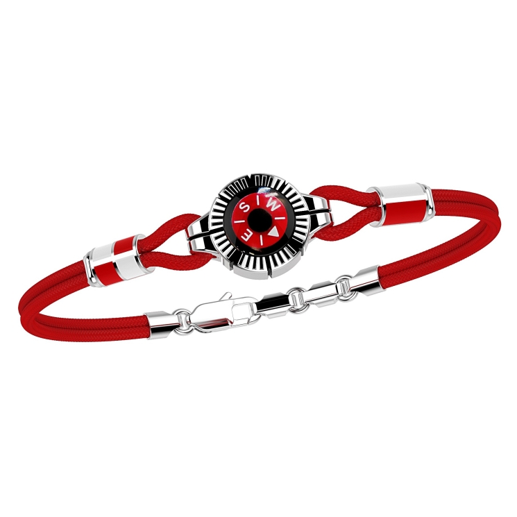 Zancan silver bracelet with compass.