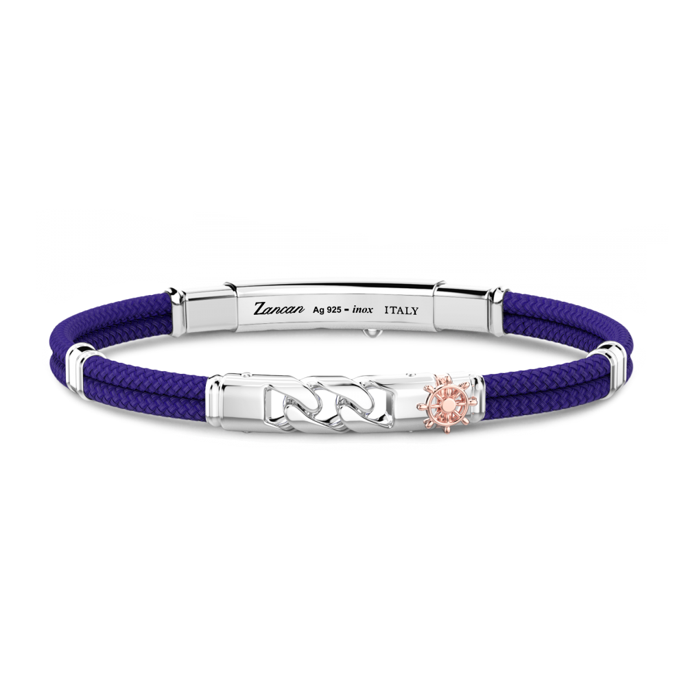 Bracciale Zancan in kevlar con maglia grumette.