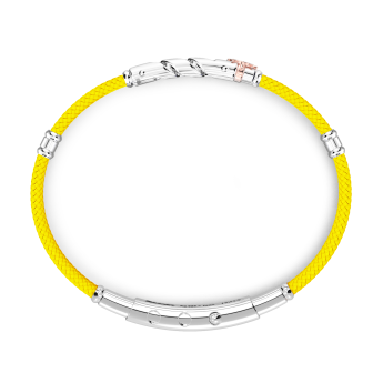 Zancan bracelet in Kevlar with curb chain. 2
