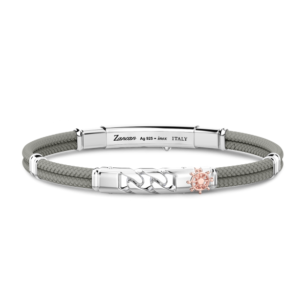 Pulsera Zancan en Kevlar con malla grumette.