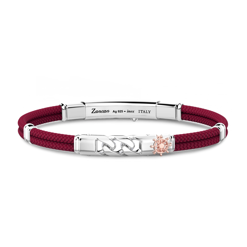 Pulsera Zancan en Kevlar con malla grumette.