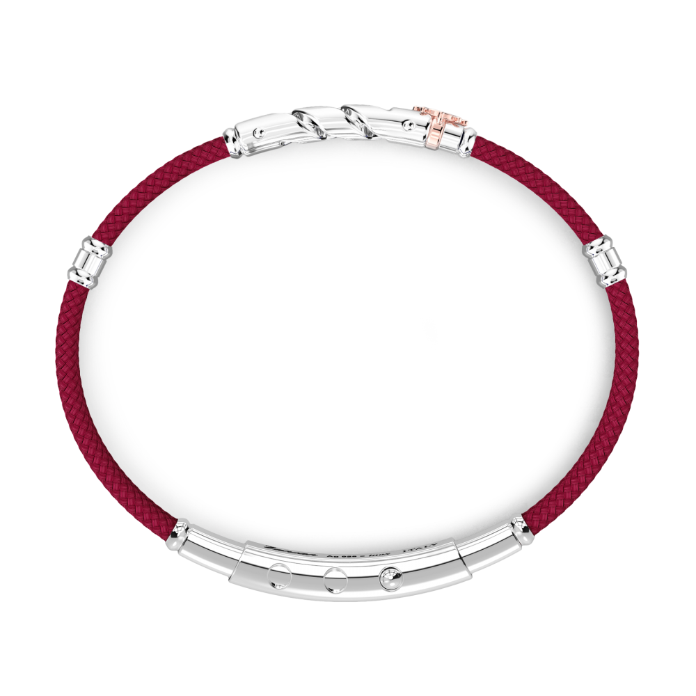 Pulsera Zancan en Kevlar con malla grumette.