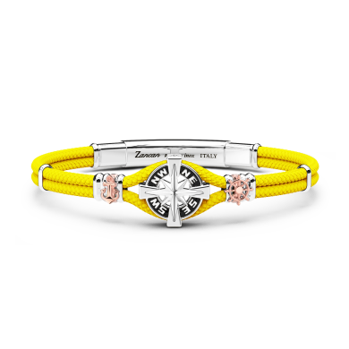 Zancan armband in Kevlar met kompasroos.
