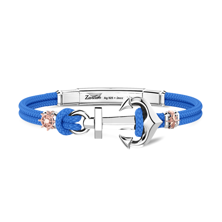 Bracciale Zancan in kevlar con ancora.