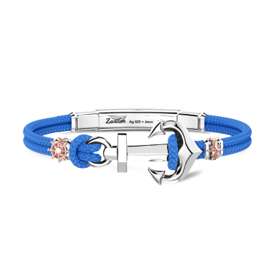 Bracciale Zancan in kevlar con ancora.