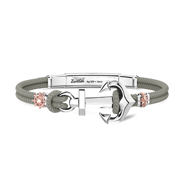Bracelet Zancan en kevlar avec ancre.