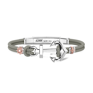 Bracelet Zancan en kevlar avec ancre.