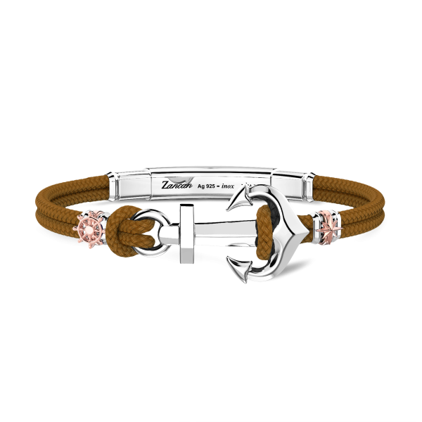 Bracciale Zancan in kevlar con ancora.