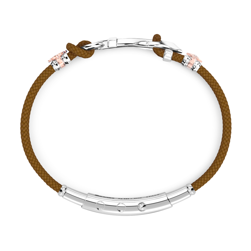 Bracciale Zancan in kevlar con ancora.