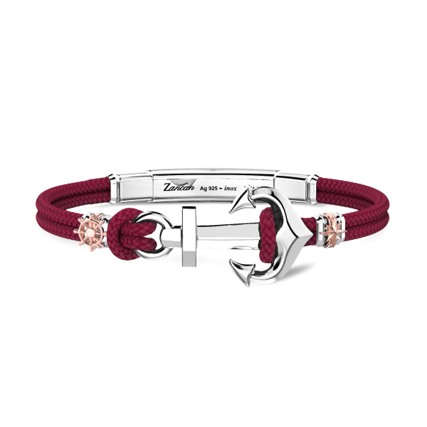 Zancan bracelet in Kevlar with anchor.