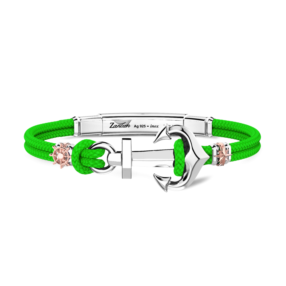 Bracciale Zancan in kevlar con ancora.