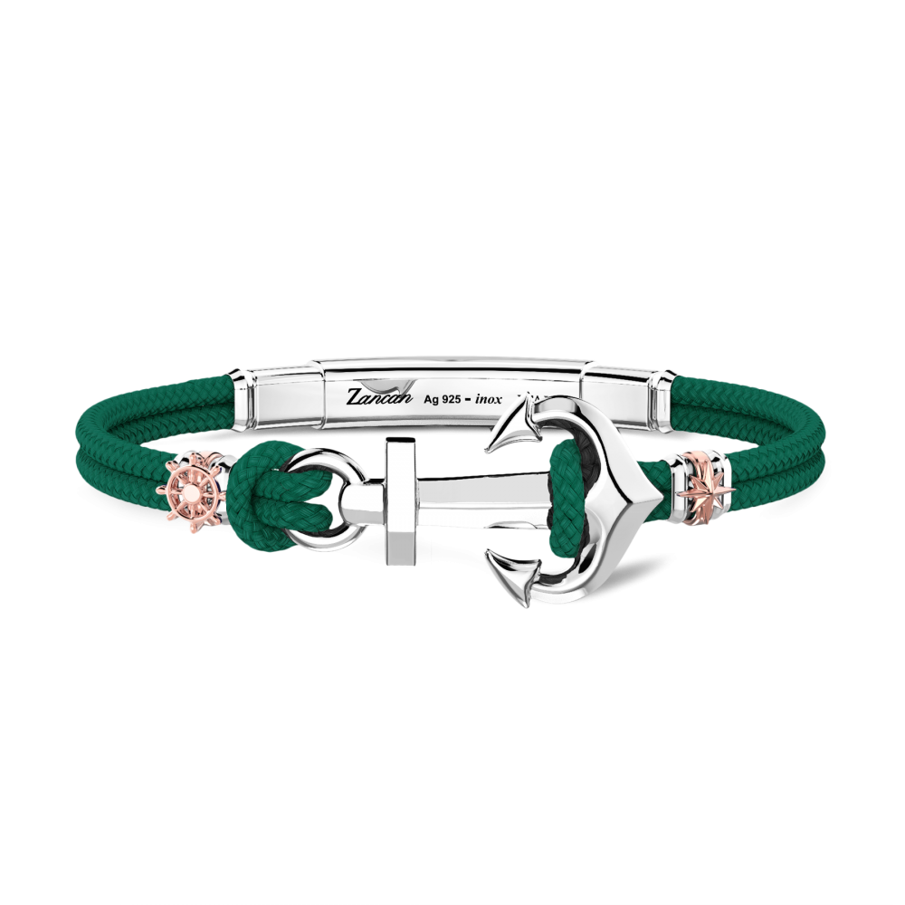 Bracciale Zancan in kevlar con ancora.