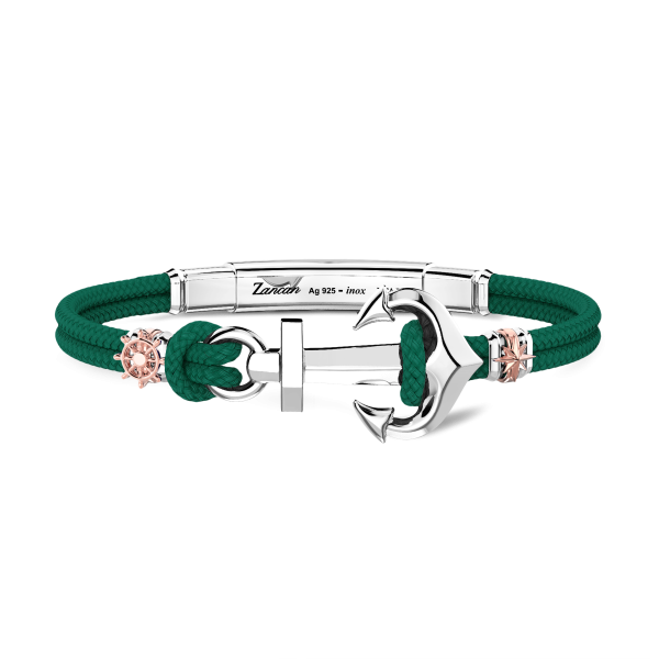 Bracciale Zancan in kevlar con ancora.