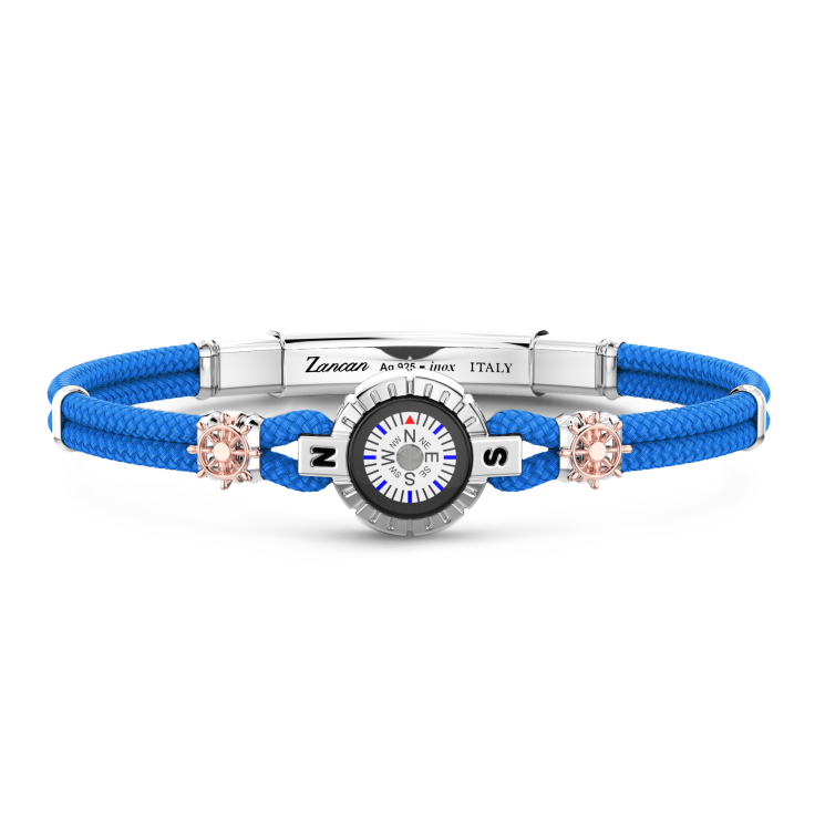 Bracciale Zancan in kevlar con bussola.